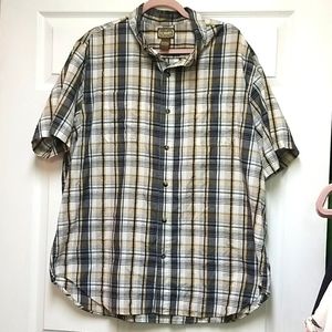 CE Schmidt short sleeve button down shirt